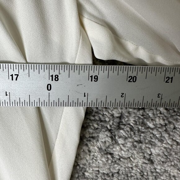 Haute Hippie Shirt Womens Medium Ivory Silk Long Sleeve Split Sleeve Blouse - Picture 3 of 8